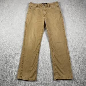 34 Heritage Charisma Comfort Classic Fit Pants Men's 34x32 Measured 32x28 Brown